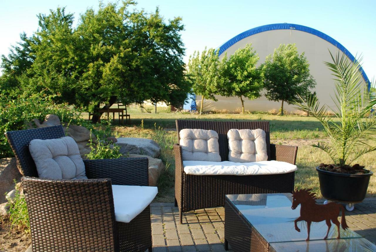Ferienwohnung Auf Pferdehof Dreetz Extérieur photo